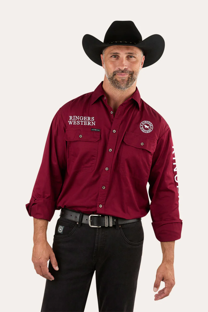 Hawkeye Mens Full Button Work Shirt - Image 33
