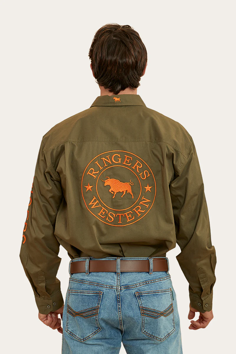 Hawkeye Mens Full Button Work Shirt - Image 45