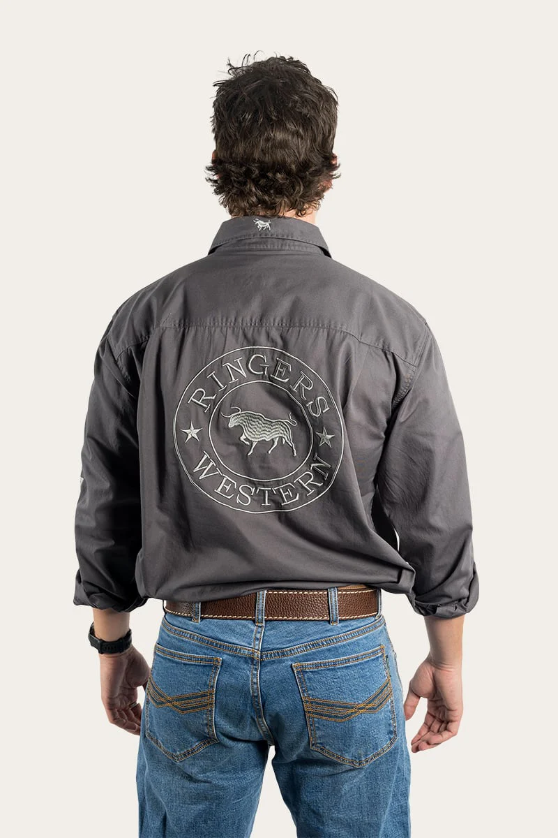 Hawkeye Mens Full Button Work Shirt - Image 56