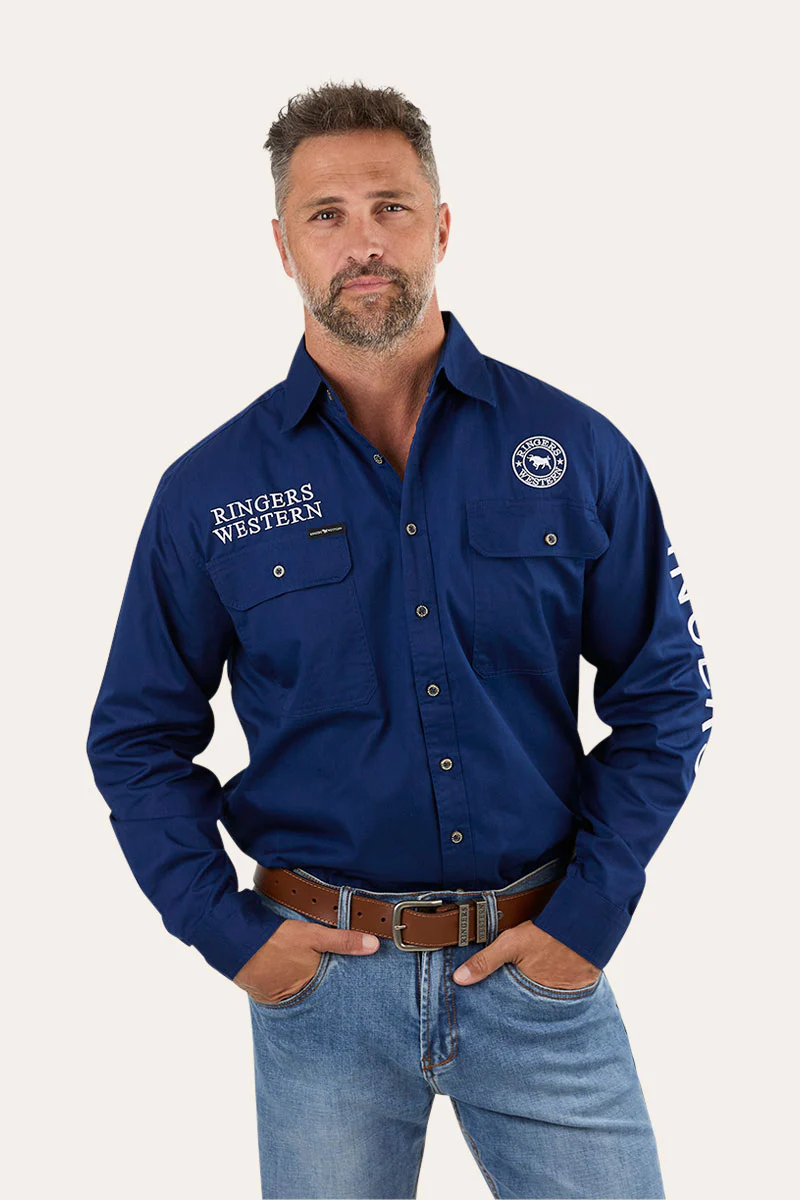 Hawkeye Mens Full Button Work Shirt - Image 59