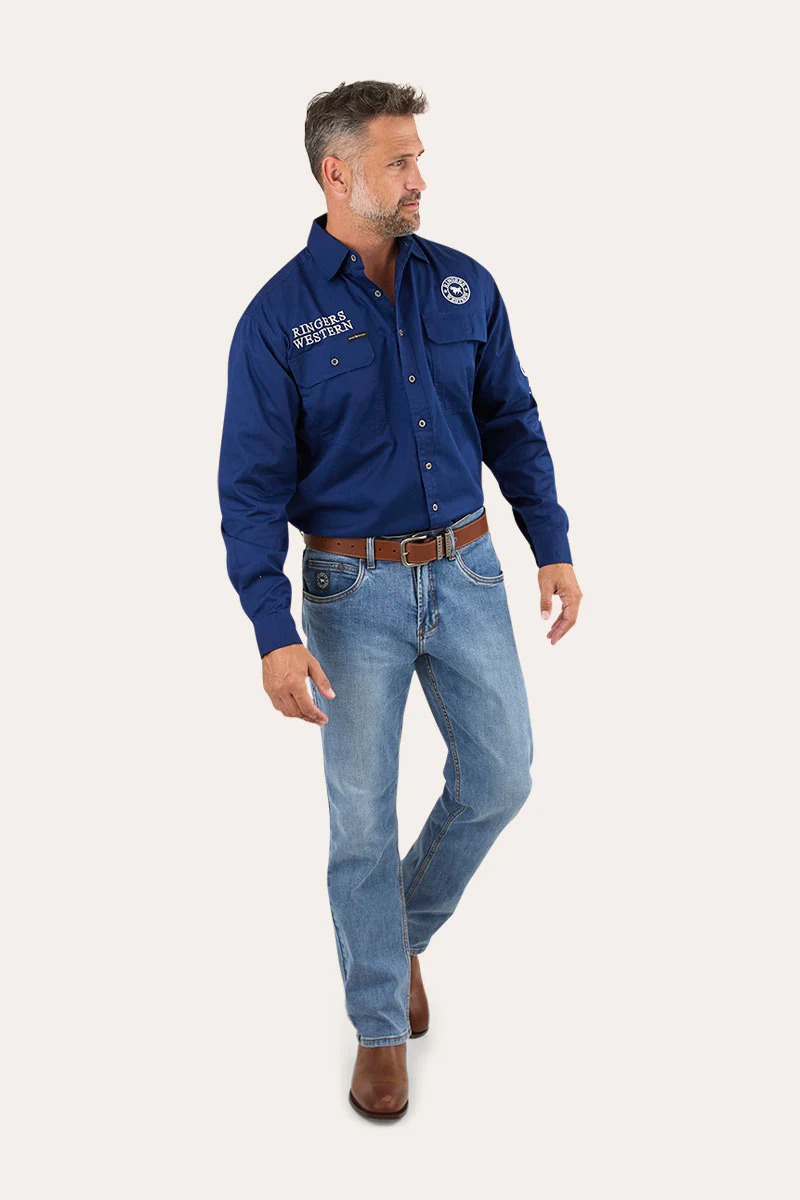 Hawkeye Mens Full Button Work Shirt - Image 64