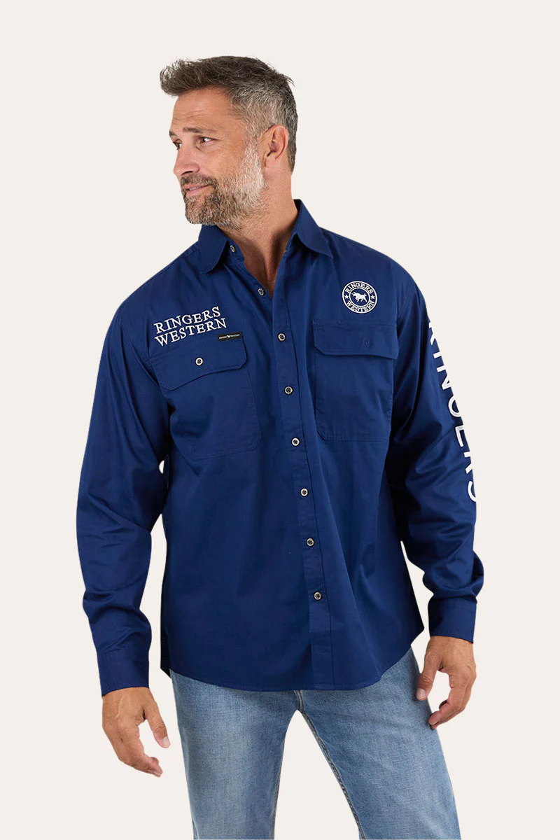 Hawkeye Mens Full Button Work Shirt - Image 66