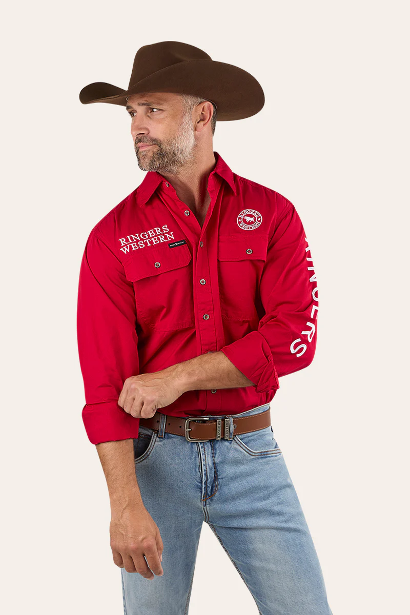 Hawkeye Mens Full Button Work Shirt - Image 72