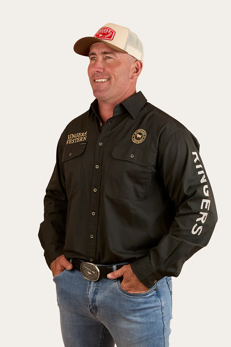 Hawkeye Mens Full Button Work Shirt - Image 83